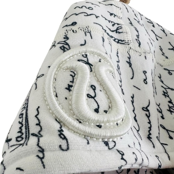 Lululemon Scuba Hoodie II White & Black Manifesto Script Full Zip Jacket - Picture 4 of 9